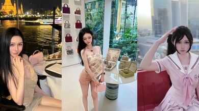 抖音高颜值顶流网红 魔人布欧 大尺度视频流出 金主狂野爆操淫水直流 黑丝诱惑骚劲十足！